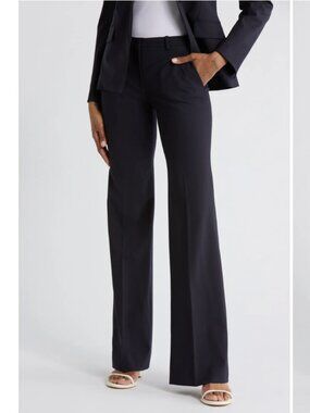 Theory Demetria Stretch Wool Pants